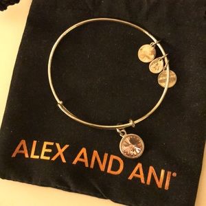 alex and ani pink stone bangle